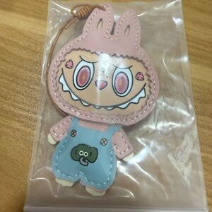 Pink and blue Labubu Keychain